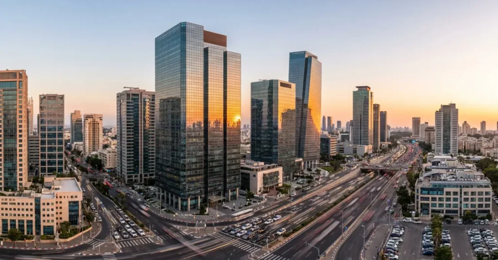 מפת צירי המשרדים המרכזיים בתל אביב: רוטשילד, ציר יגאל אלון, שרונה ורמת החייל – איזה ציר מתאים לאופי החברה שלכם ?